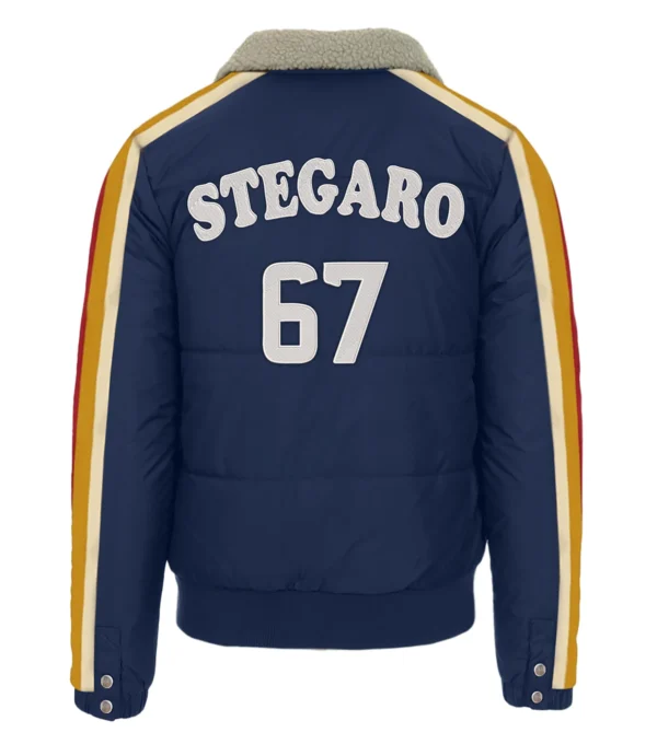 Puffer Bomber Jacket Back 5