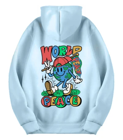 World Peace Hoodie Back