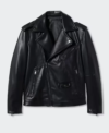 Buy Classic Black Biker Style Leather Jacket