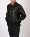 Buy Classic Black Leather Trucker Jacket