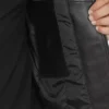Classic Black Quilted Leather Jacket for Men Pocket