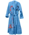 Classic Connection Blue Bathrobe