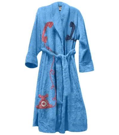 Classic Connection Blue Bathrobe