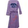 Classic Connection Purple Bathrobe Back