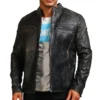 Classic Distressed Leather Rider Jackets