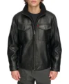 Classic Style Black Leather Jacket