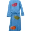 Lush Lips Blue Bathrobe Back
