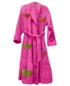 Lush Lips Dark Pink Bathrobe