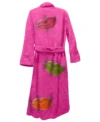 Lush Lips Dark Pink Bathrobe Back