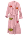 Lush Lips Pink Bathrobe