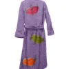 Lush Lips Purple Bathrobe Back