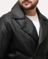 Men's Black Leather Moto Jackets