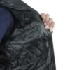 Men’s Black Shadow Biker Jacket Pocket