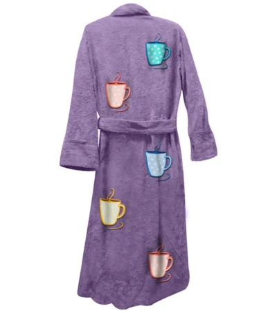 Mug Life Blue Purple Bathrobe Back