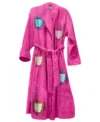 Mug Life Dark Pink Bathrobe