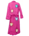 Mug Life Dark Pink Bathrobe Back