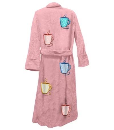 Mug Life Pink Bathrobe Back