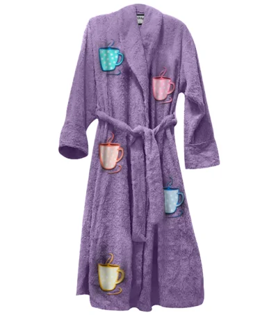 Mug Life Purple Bathrobe