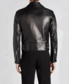 Premium Black Biker Jacket Back