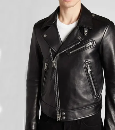 Premium Black Biker Jacket on Sale