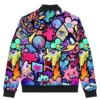 Cartoon Craze Bomber Jacket Back