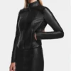 Stylish Black Leather Jacket