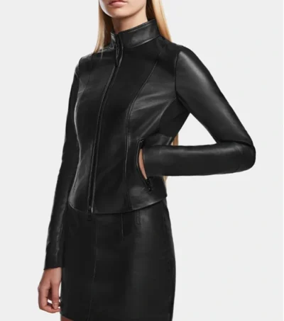 Stylish Black Leather Jacket