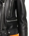 Women Black Leather Biker Jackets