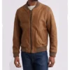 Brown Suede Leather Jacket