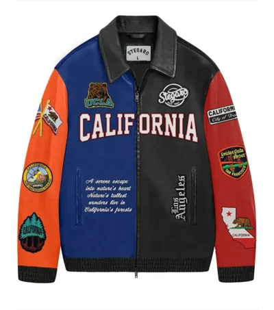 California Forest Garden Leather Jacket