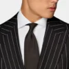 Darnell Classic Black Pinstripe Double Breasted Suit Closer