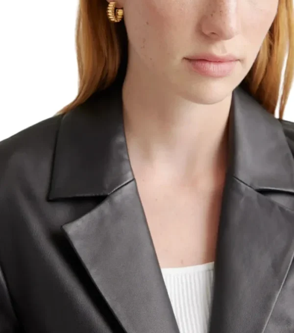 Long Black Leather Coat For Women Looks