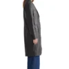 Long Black Leather Coat For Women Side Looks