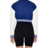 Melvyn Crop Varsity Style Jacket Back