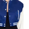 Melvyn Crop Varsity Style Jacket Closer