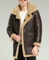 Men B3 Shearling Leather Coat
