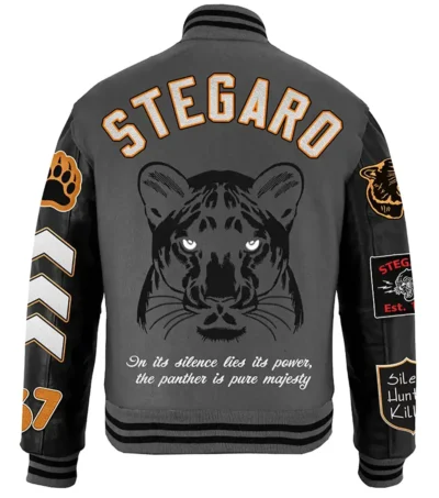 Panther Perfect Killer Varsity Jacket Back Look
