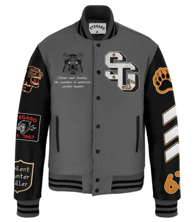 Panther Perfect Killer Varsity Jacket Front