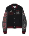 Pirate Sea Rider Black Varsity Jacket