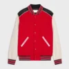 Rhydan Tri Color Wool Varsity Jacket