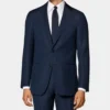 Rovellan Blue Two Piece Suit Jacket