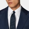 Rovellan Blue Two Piece Suit Jacket Closer