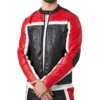Stylish 1984 Cafe Racer Leather Jacket for Men