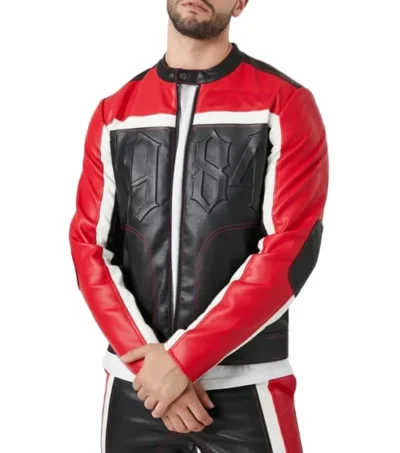 Stylish 1984 Cafe Racer Leather Jacket for Men