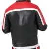 Stylish 1984 Cafe Racer Leather Jacket for Men Back