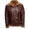 Vintage B3 Aviator Leather Jacket for Men