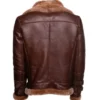 Vintage B3 Aviator Leather Jacket for Men Back