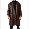 Vintage Style Brown Trench Coat
