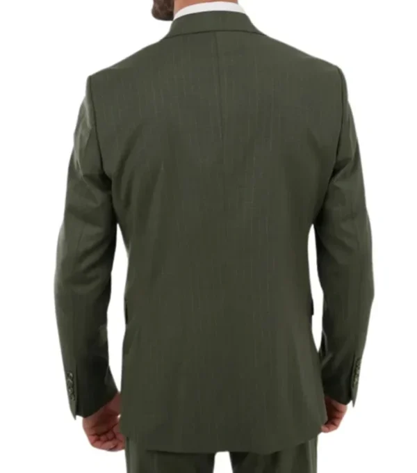 Zelvorn Pistachio Green Three Piece Suit Back