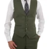 Zelvorn Pistachio Green Three Piece Suit Front